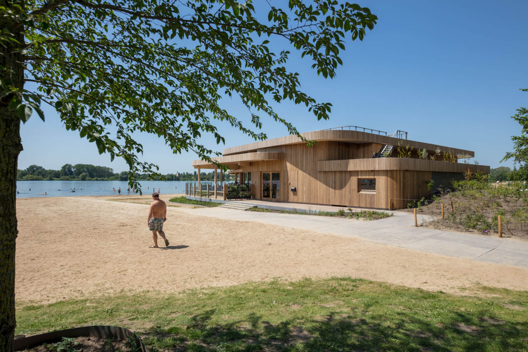Strandpaviljoen Haarrijnseplas Utrecht MONK architecten bna