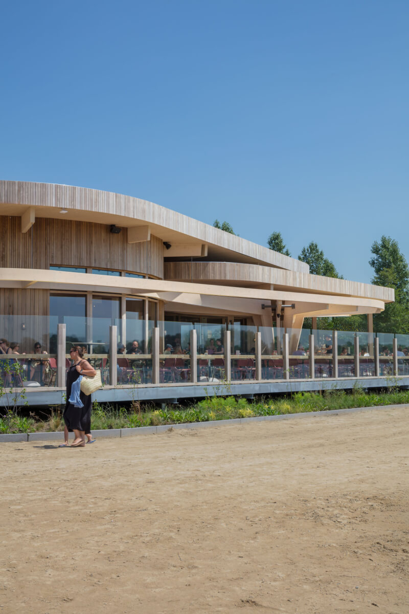 Strandpaviljoen Haarrijnseplas Utrecht MONK architecten bna